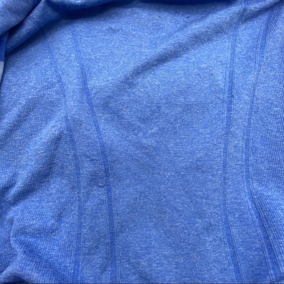 Ivivva lululemon Sz 12 blue Fly tech Thumbhole - Picture 6 of 9